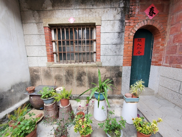 左營廍後薛家古厝-過水廊(建物外觀)